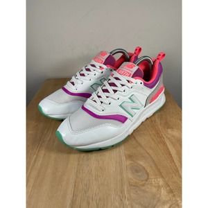 New Balance 997H White Multi Color Low Top Sneakers CW997HMA Women's size 7.5